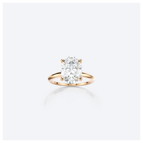 Moon N' Back 0.50-3.00ct Ovaali Keltakulta